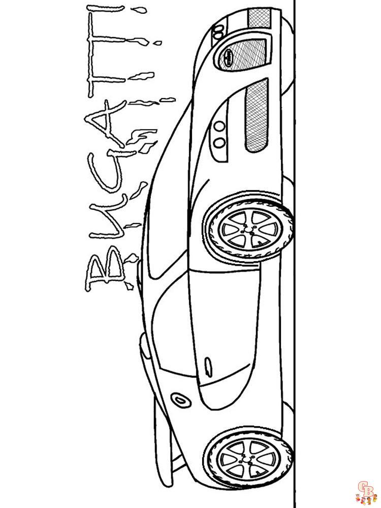 Bugatti Coloring Pages 3