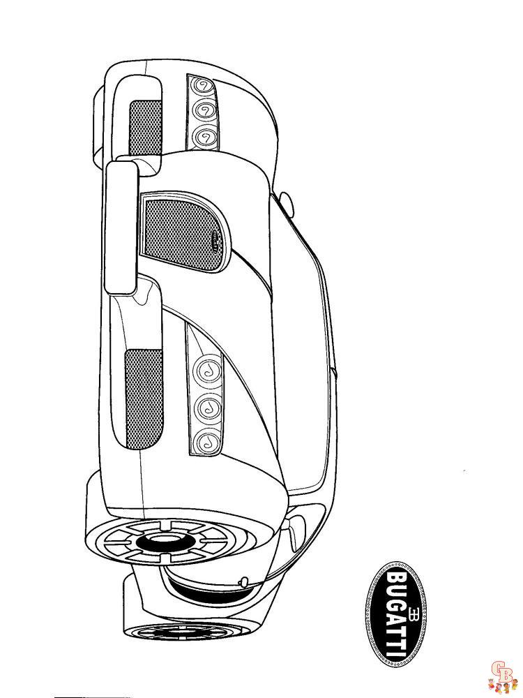 Bugatti Coloring Pages 6