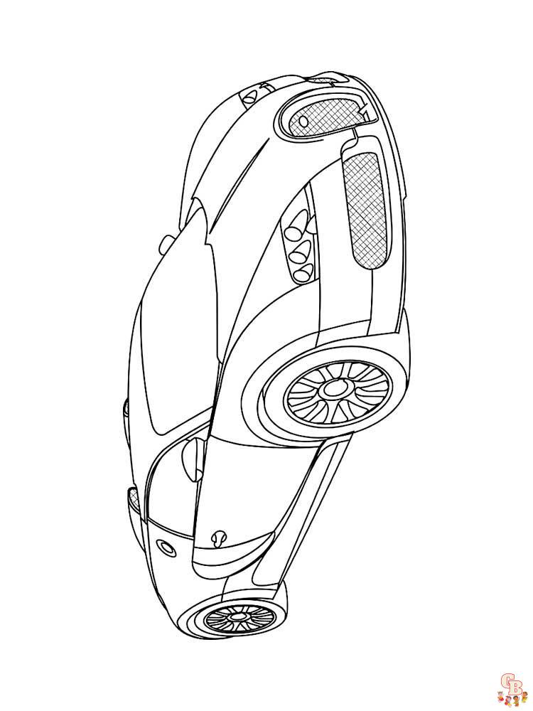 Bugatti Coloring Pages 9