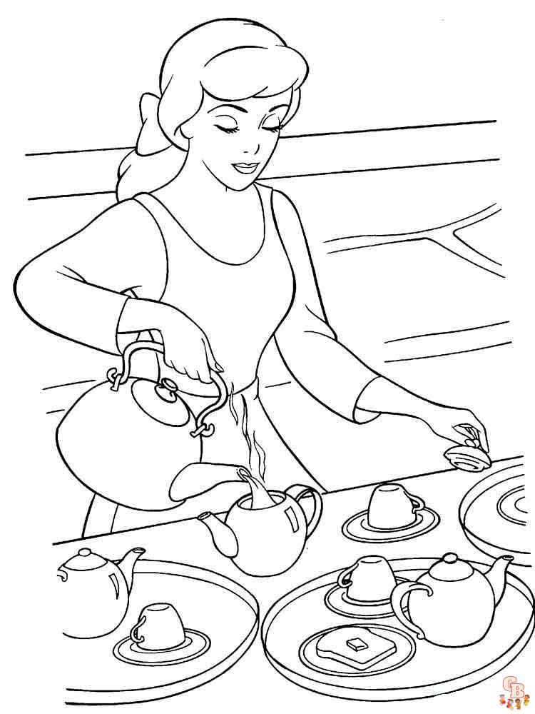 Cinderella Coloring Pages 25