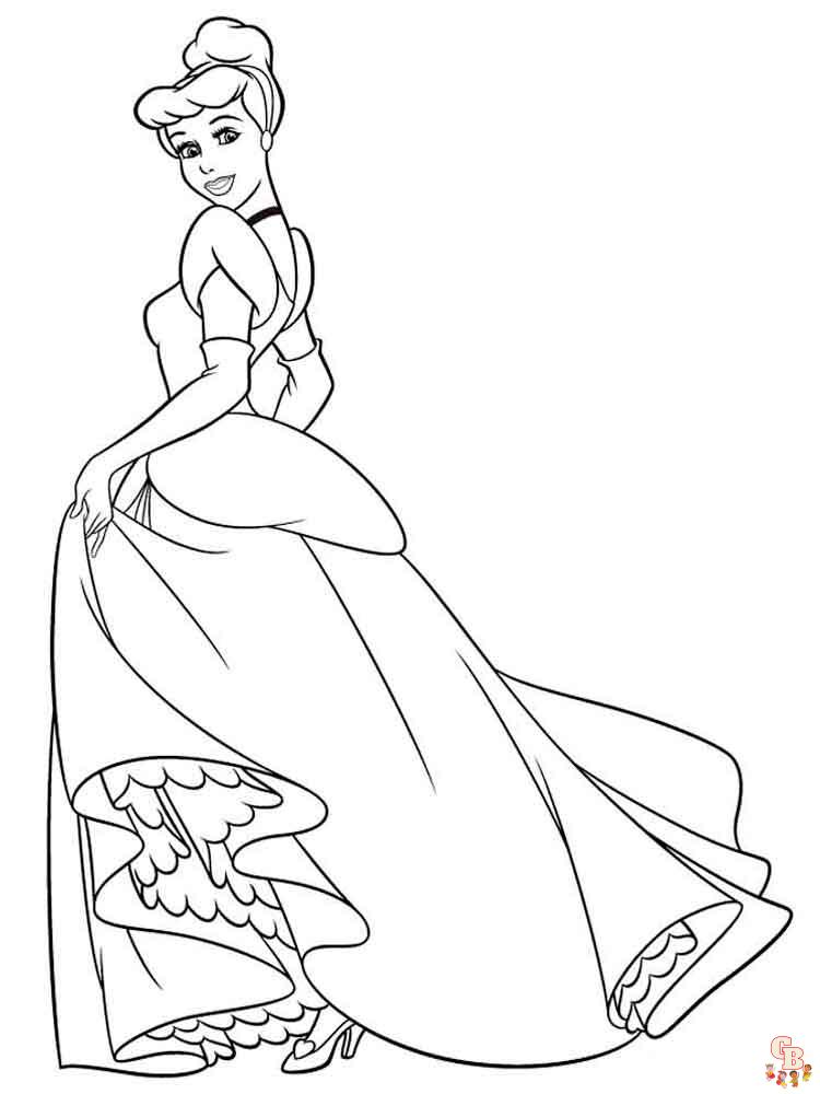 Cinderella Coloring Pages 26