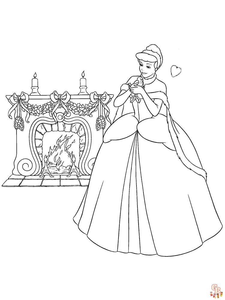 Cinderella Coloring Pages 29