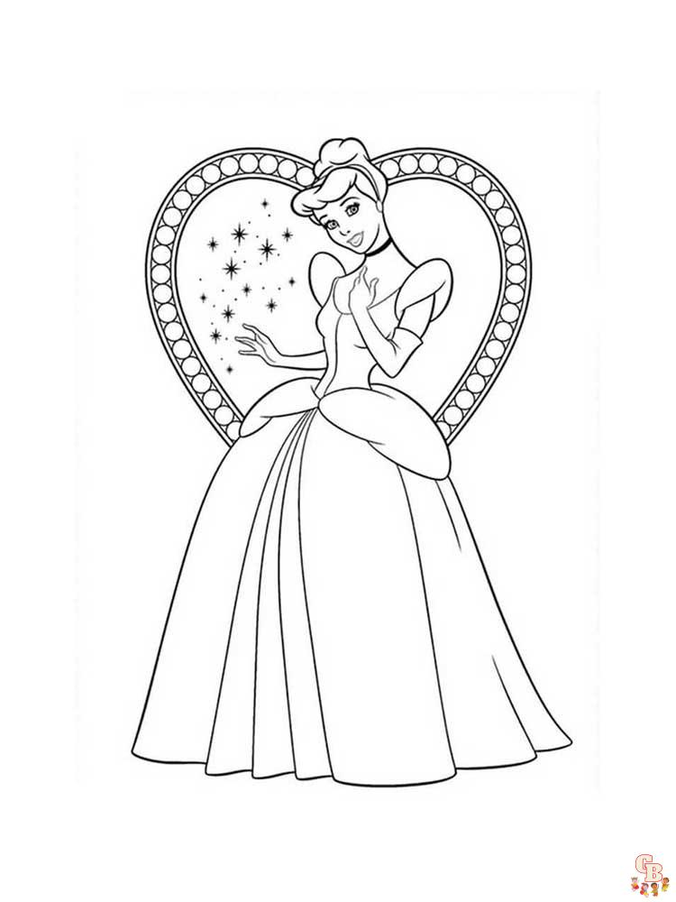 Cinderella Coloring Pages 31