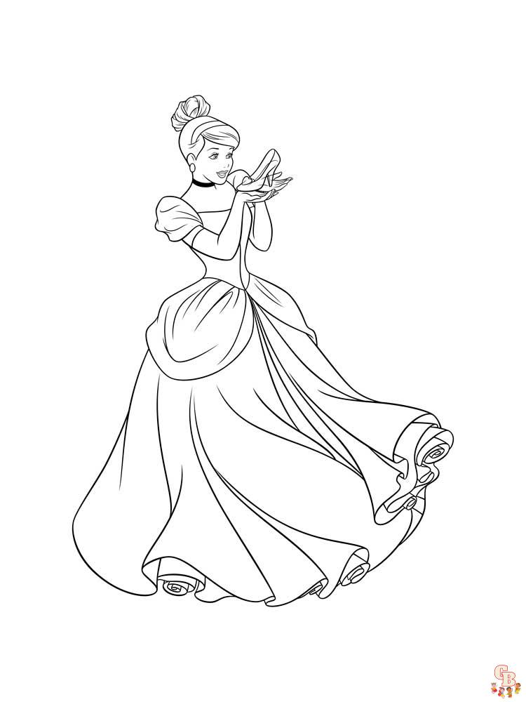 Cinderella Coloring Pages 32