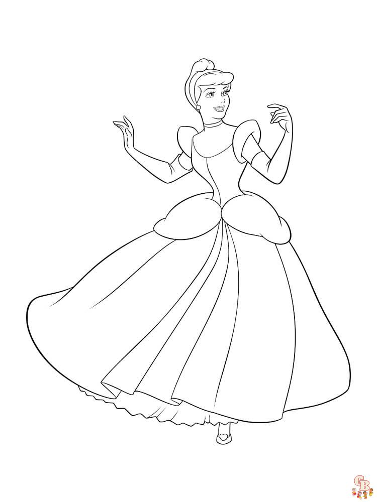 Cinderella Coloring Pages 33