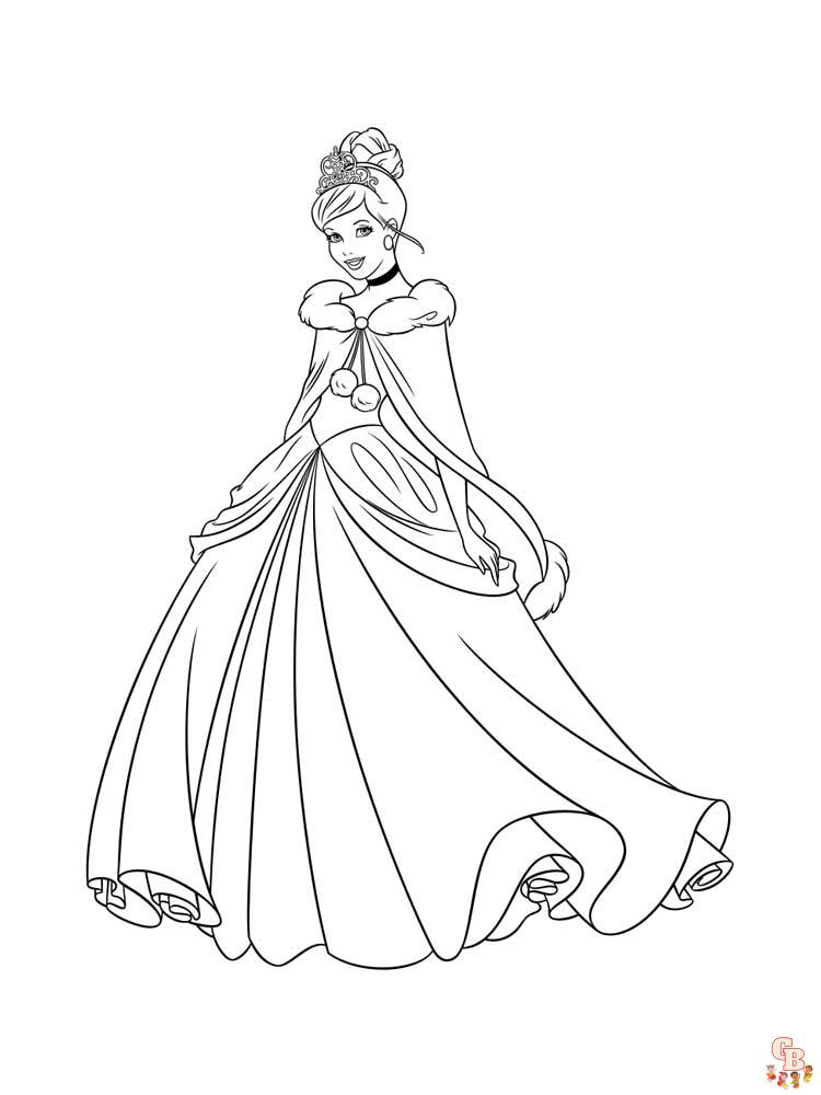 Cinderella Coloring Pages 34