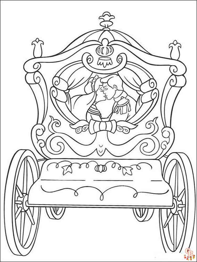 Cinderella Coloring Pages 8