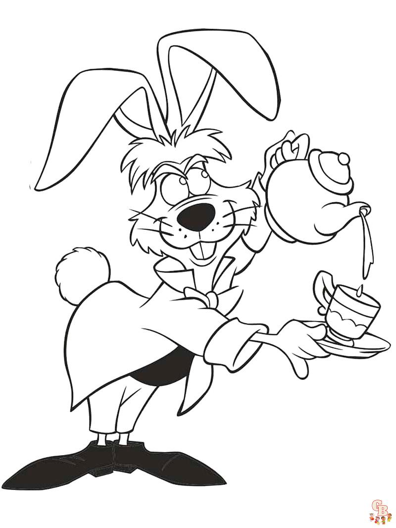 Coloring Pages Alice In Wonderland 1