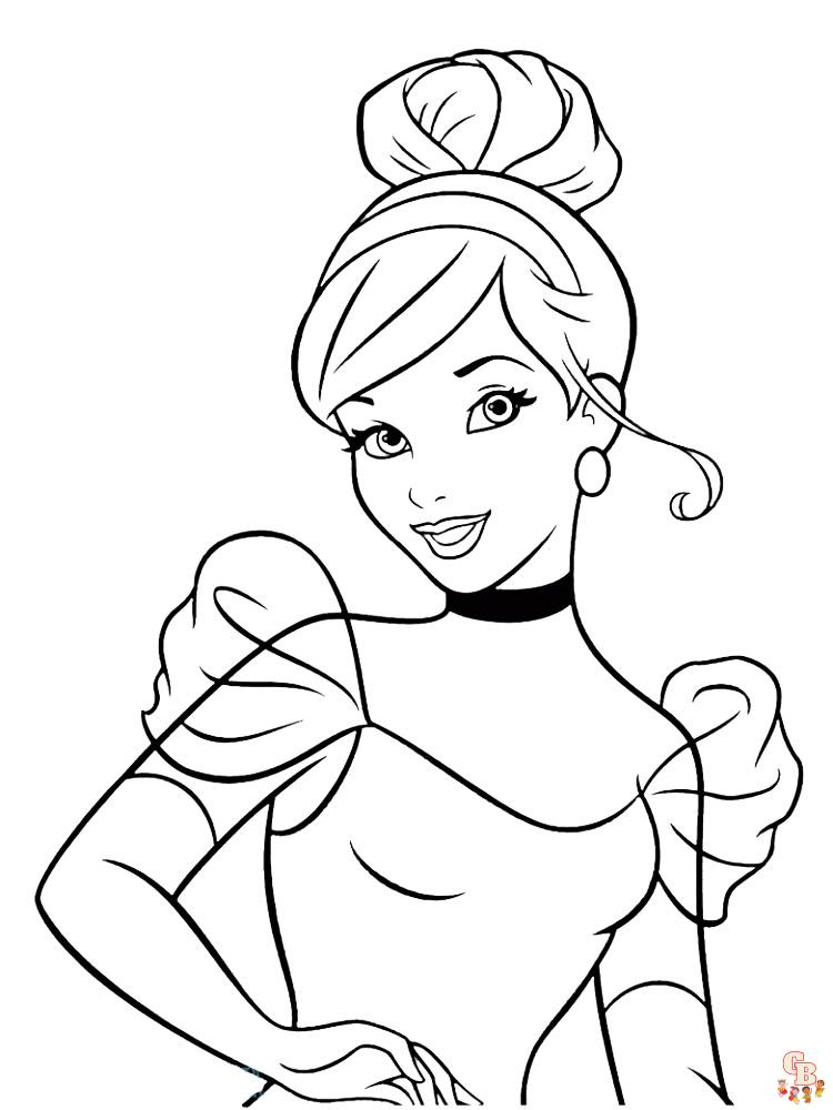 Coloring Pages Cinderella 11