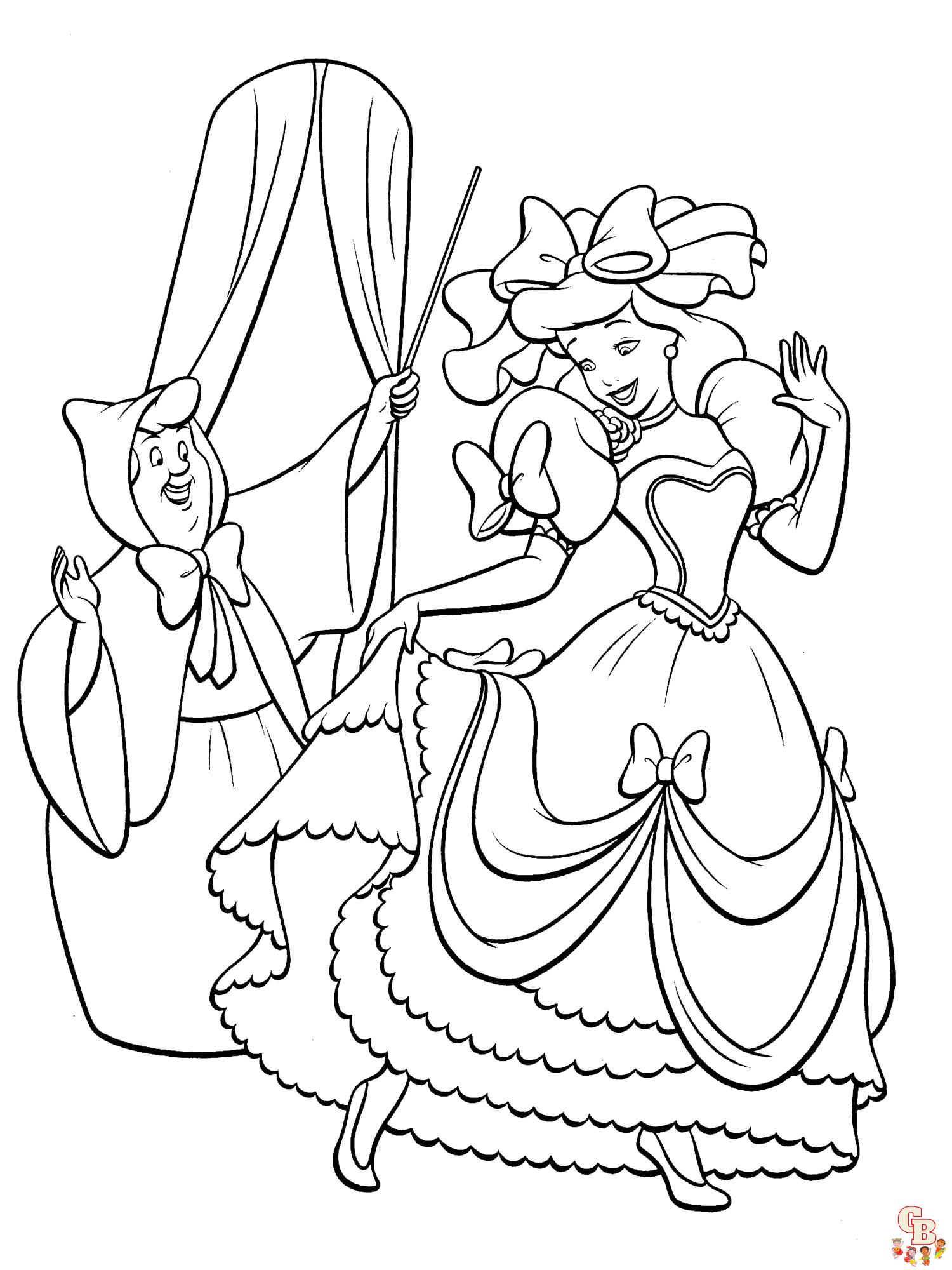 Coloring Pages Cinderella 15