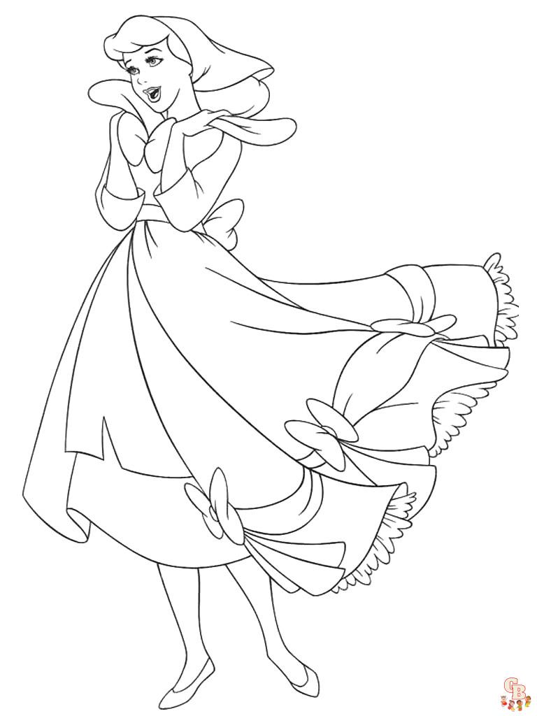 Coloring Pages Cinderella 16