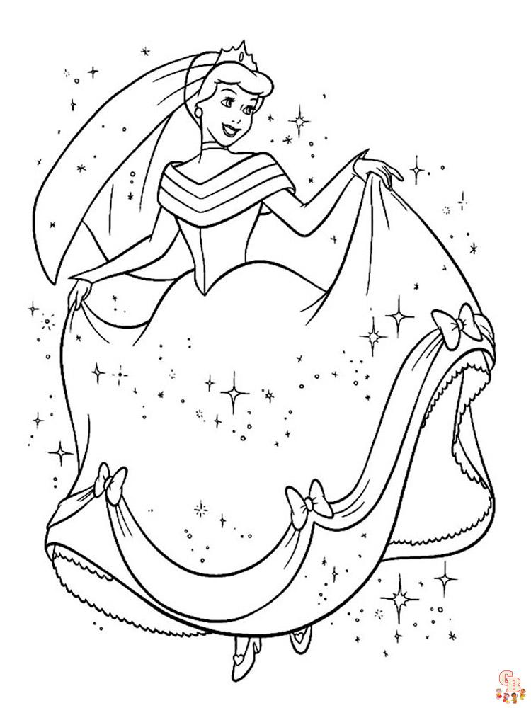 Coloring Pages Cinderella 17