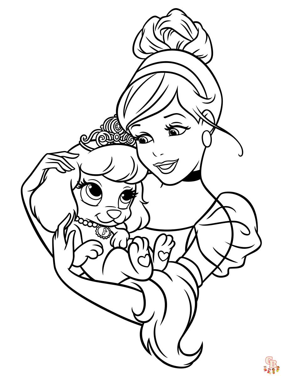 Coloring Pages Cinderella 19