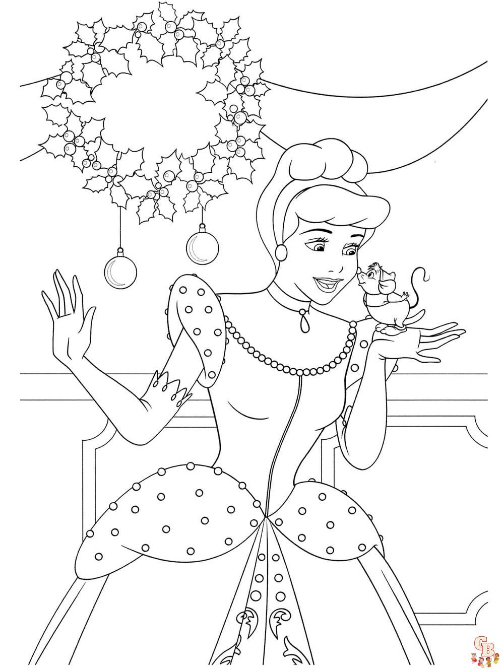 Coloring Pages Cinderella 23