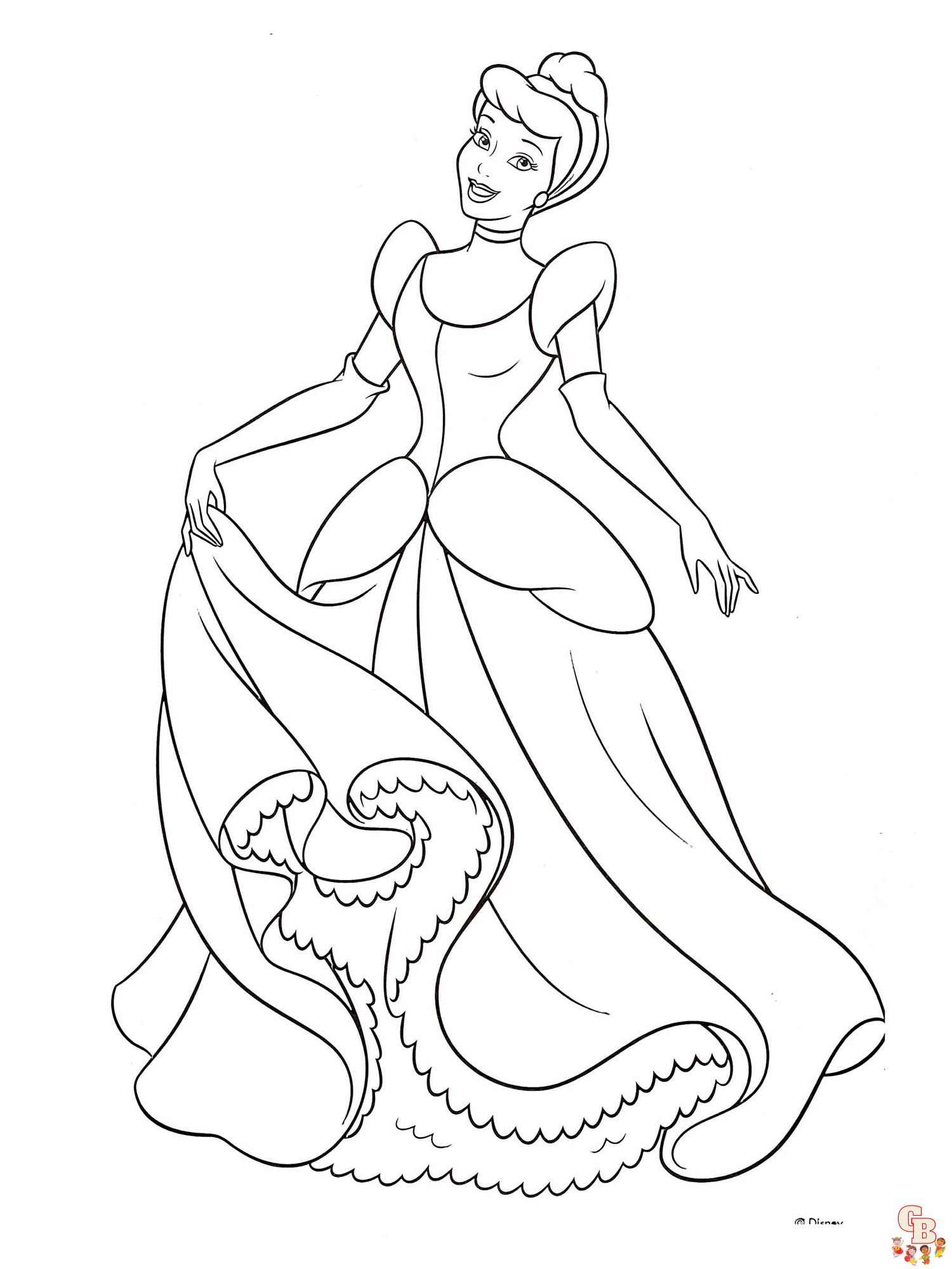 Coloring Pages Cinderella 3