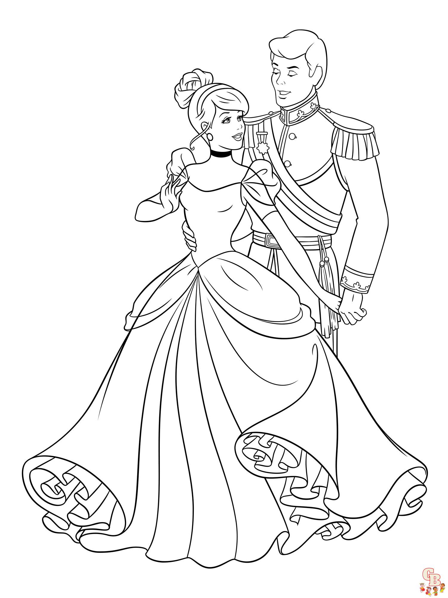 Coloring Pages Cinderella 6