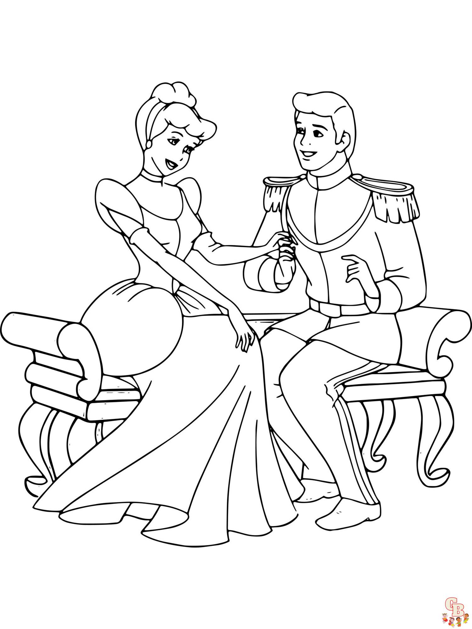 Coloring Pages Cinderella 7