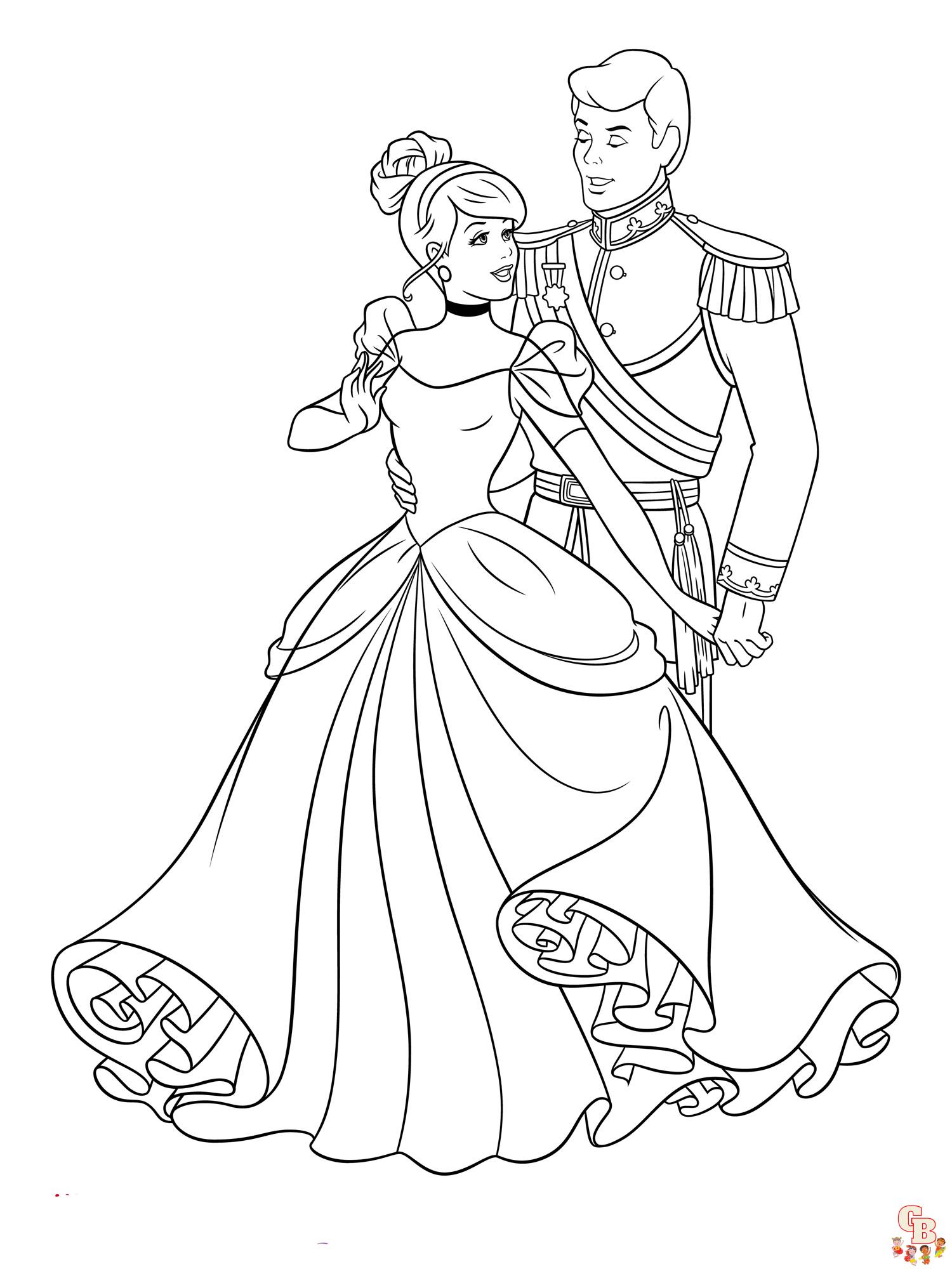 Coloring Pages Cinderella 9