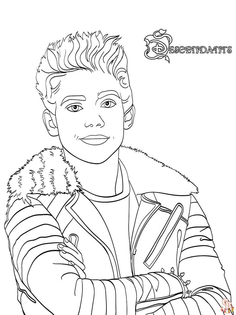 Coloring Pages Descendants 3