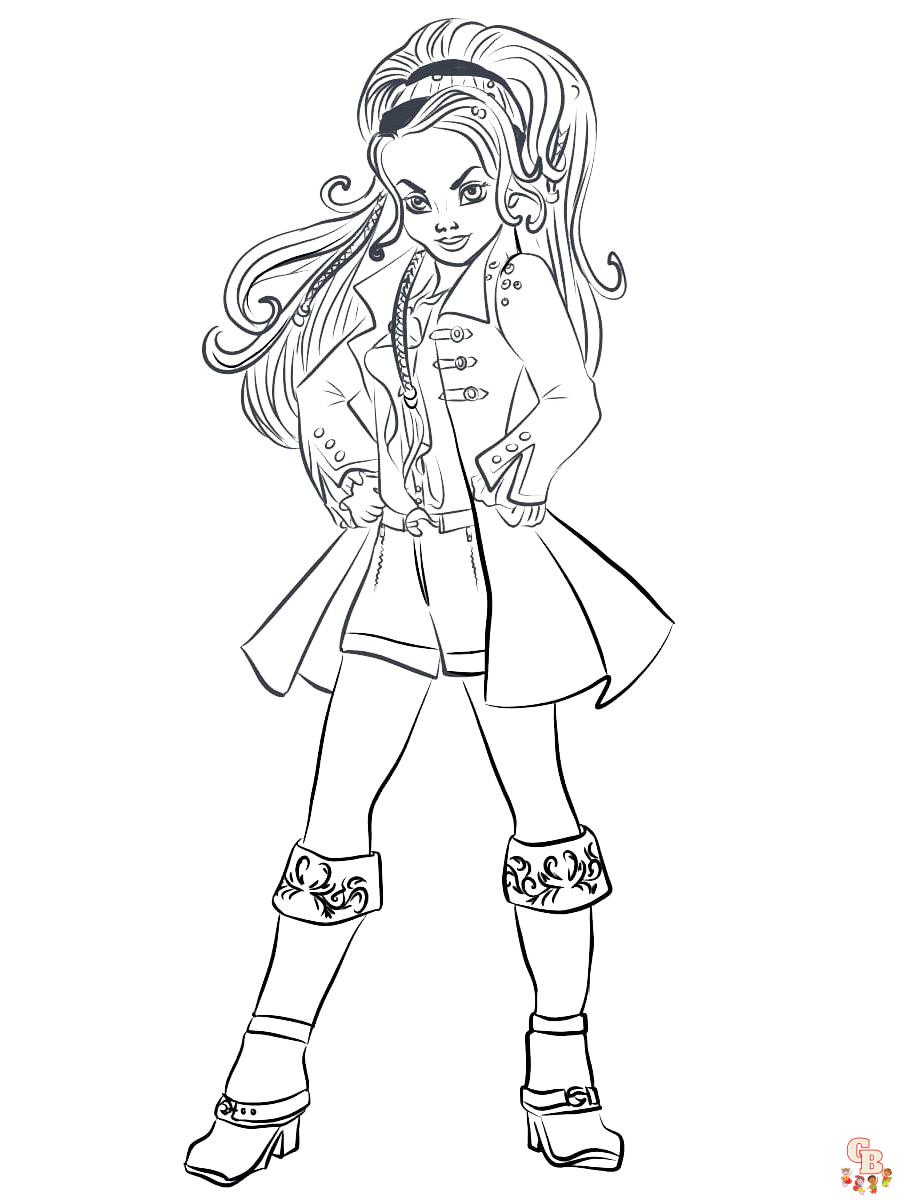 Coloring Pages Descendants 7