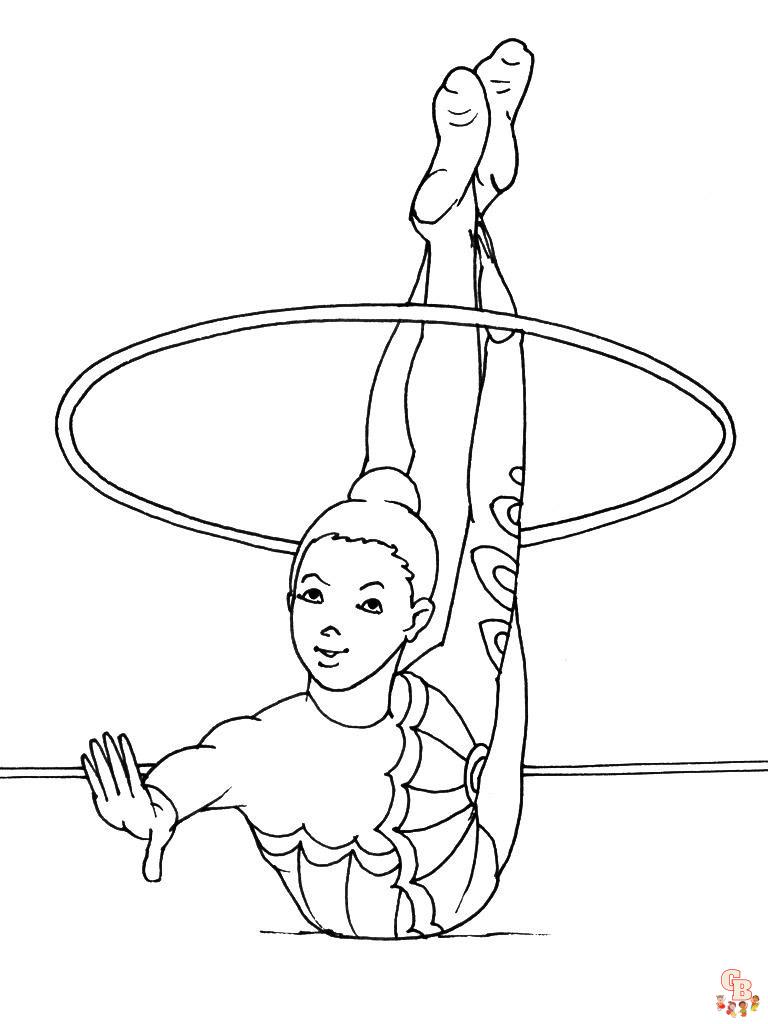 Coloring Pages Gymnastics 12