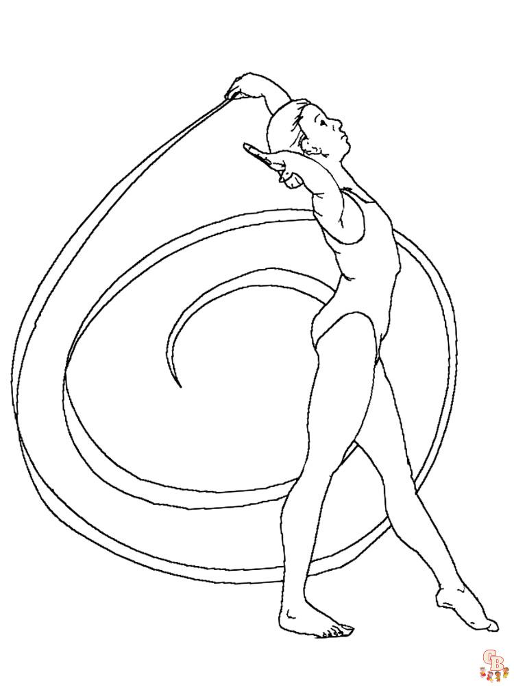 Coloring Pages Gymnastics 14