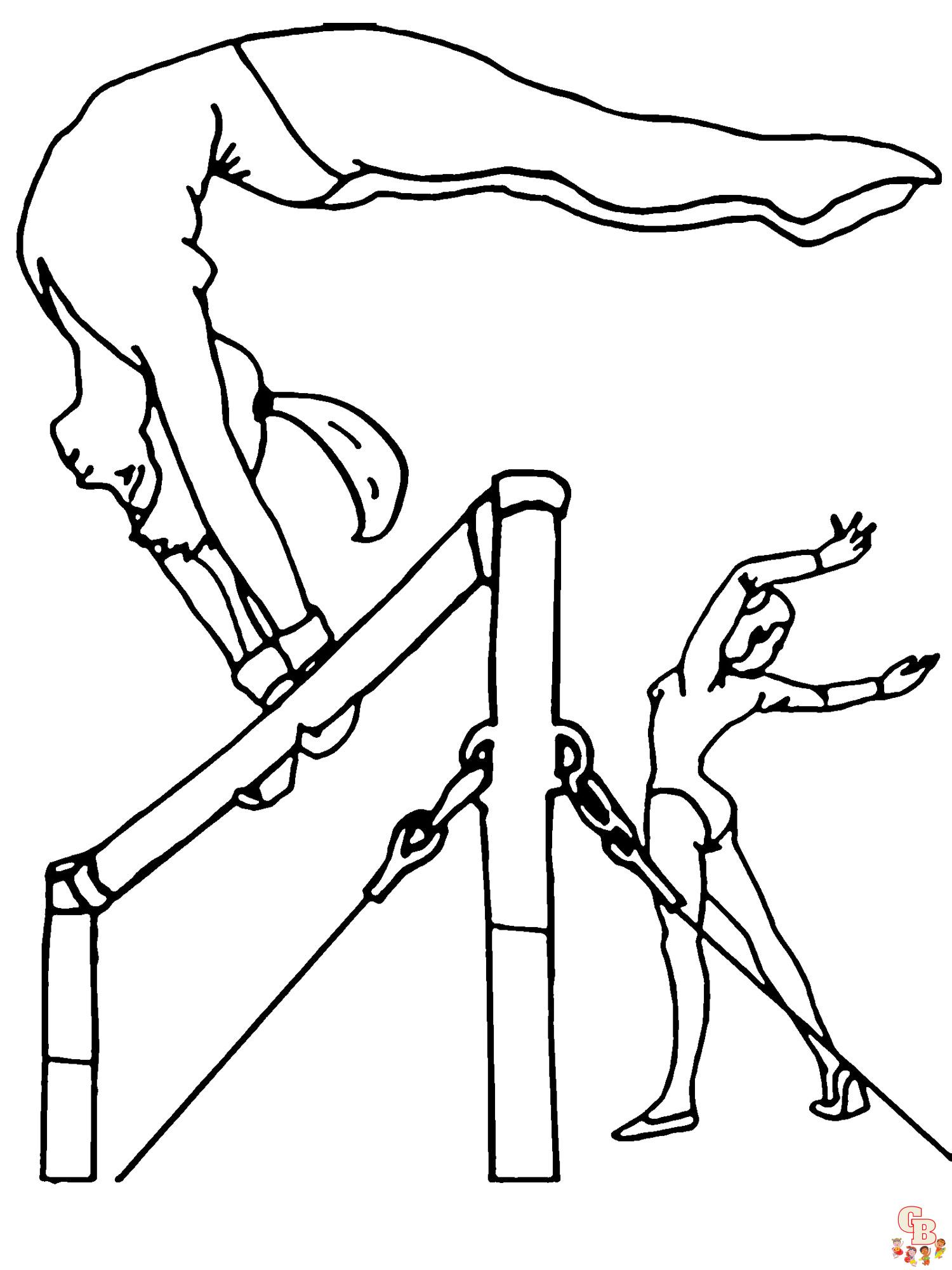 Coloring Pages Gymnastics 15