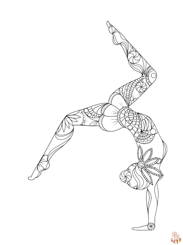 Coloring Pages Gymnastics 4