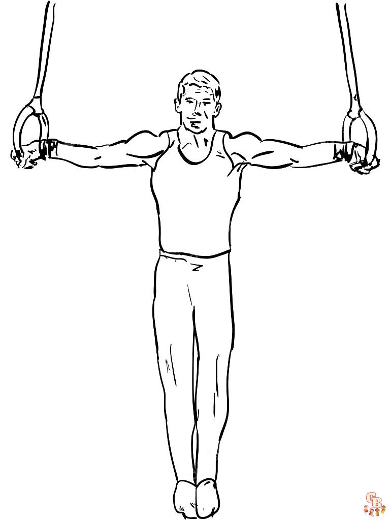 Coloring Pages Gymnastics 8