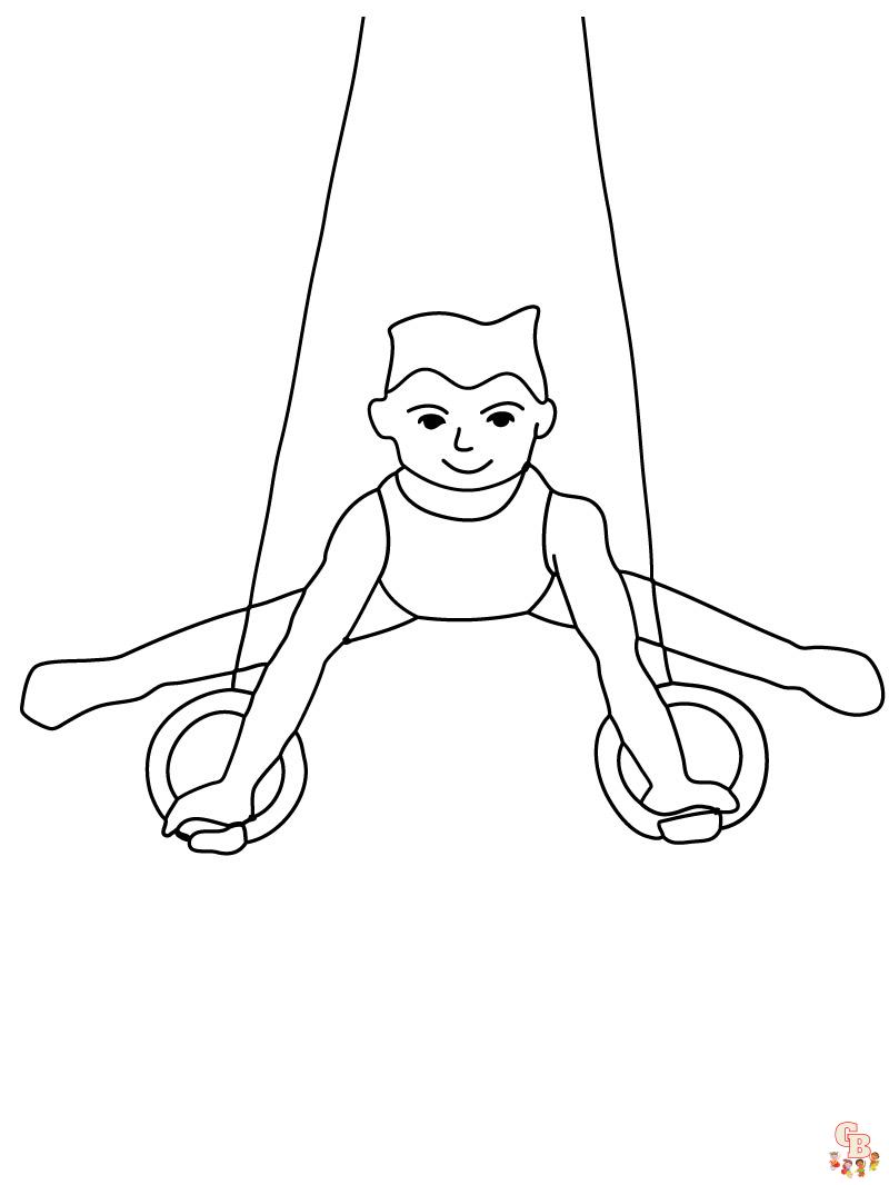 Coloring Pages Gymnastics 9