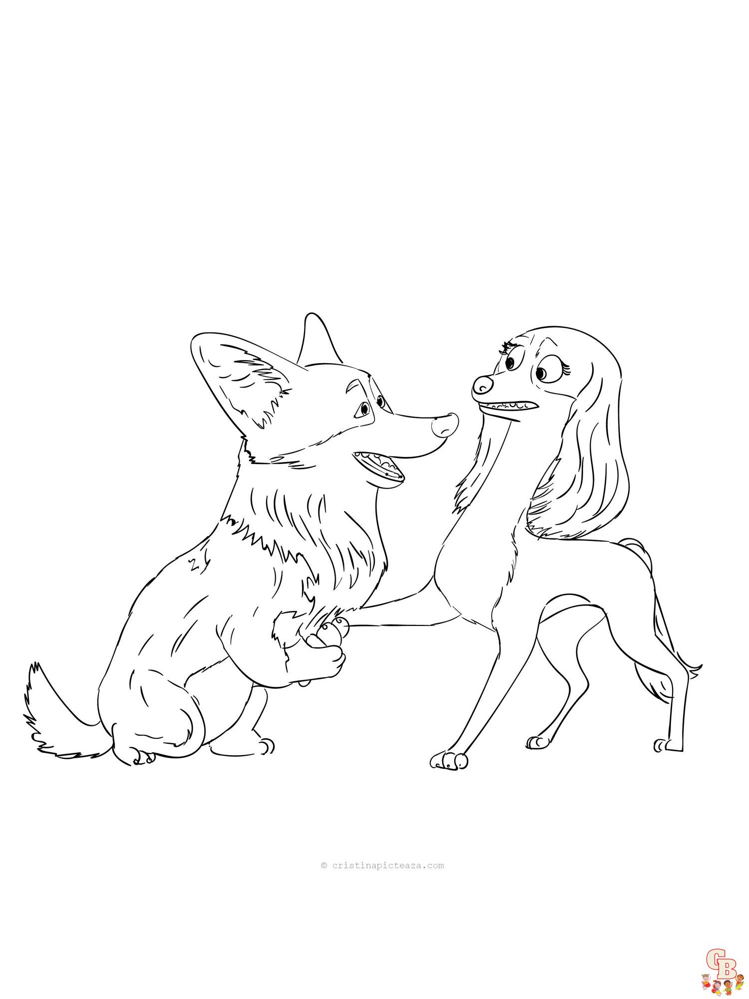 Corgi Coloring Pages 28