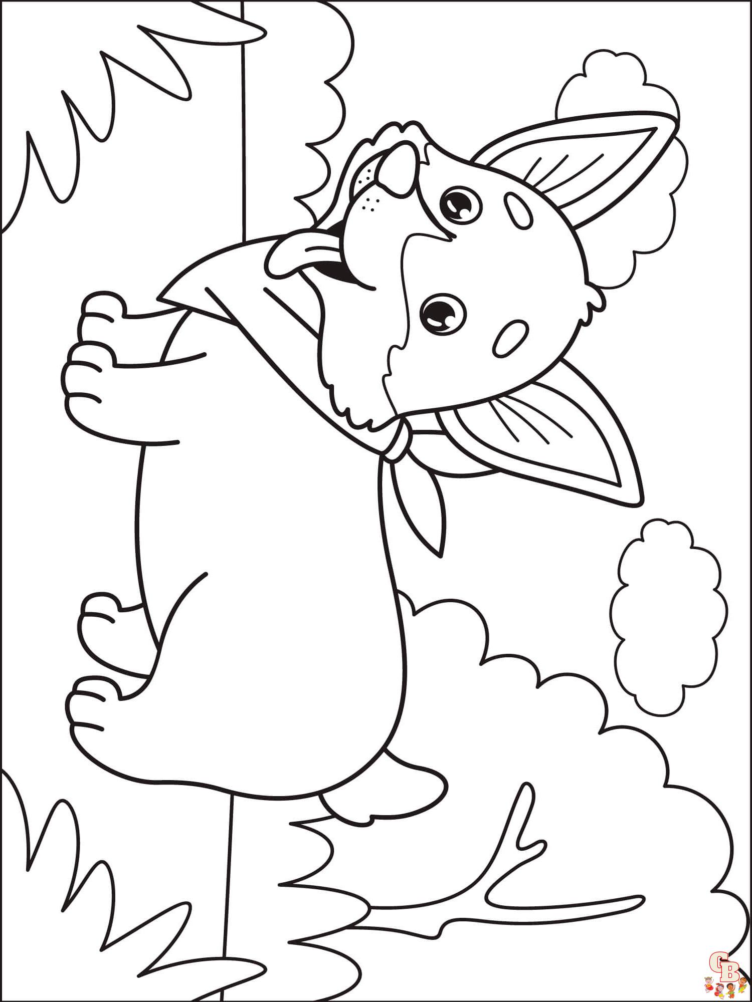 Corgi Coloring Pages 3