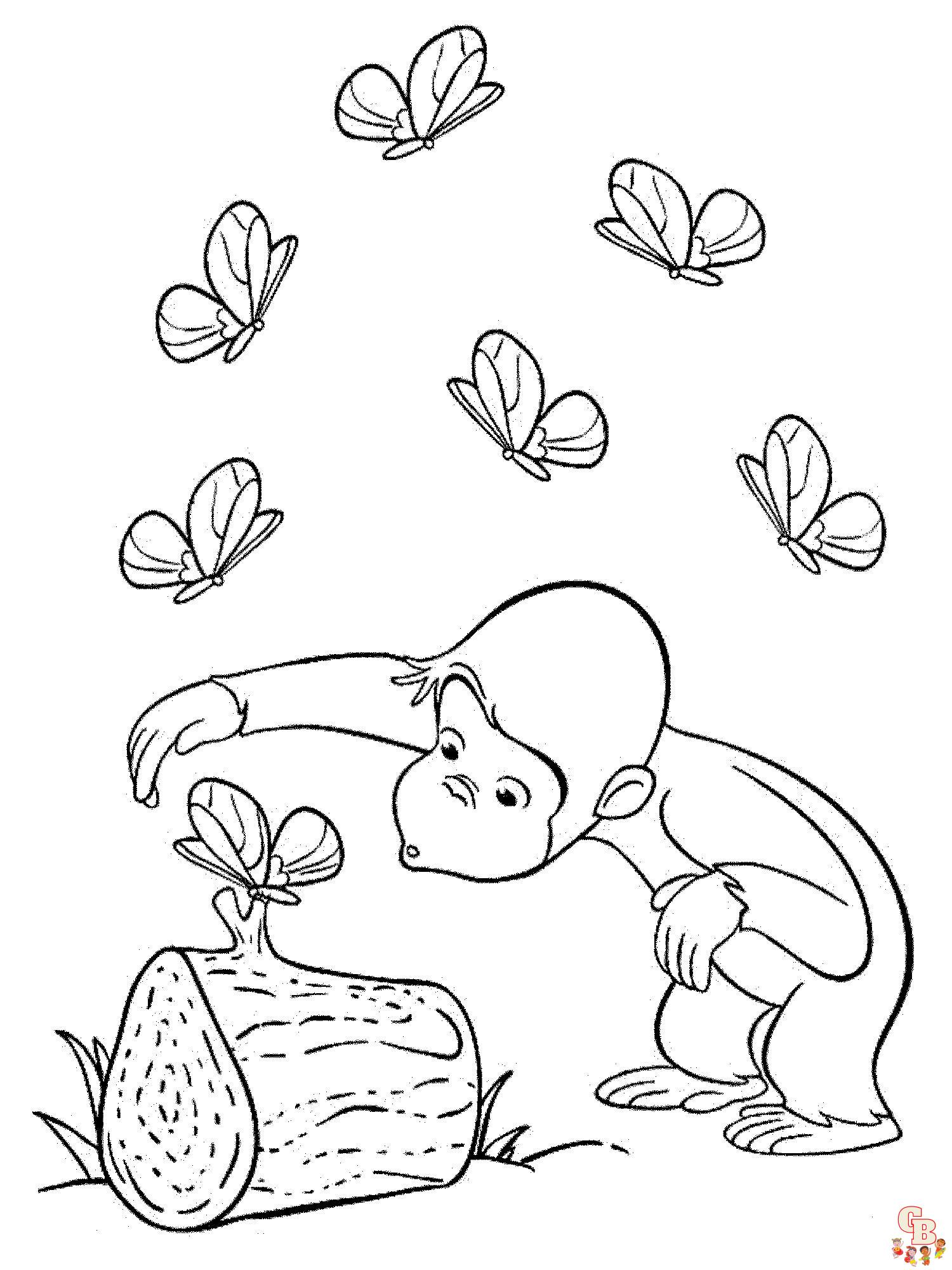 Curious George Coloring Pages 26