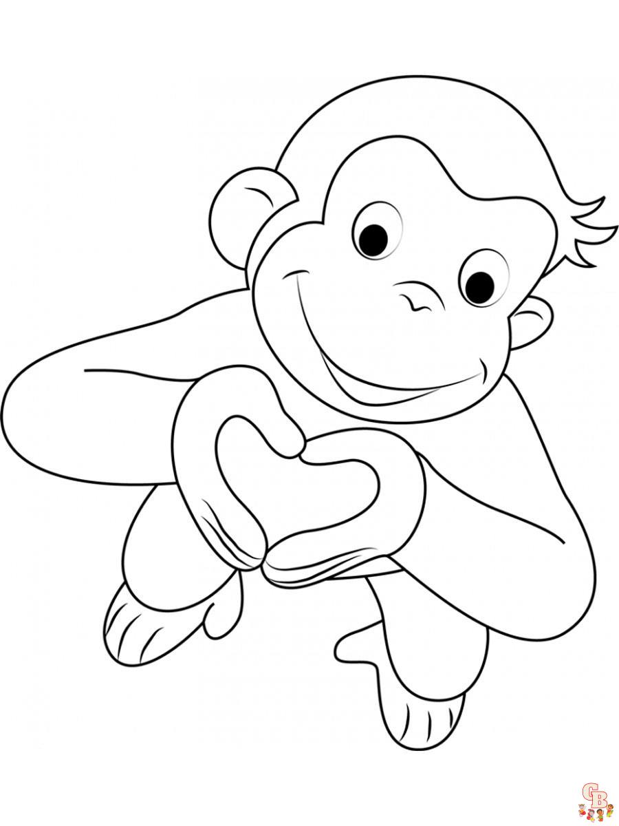 Curious George Coloring Pages 27