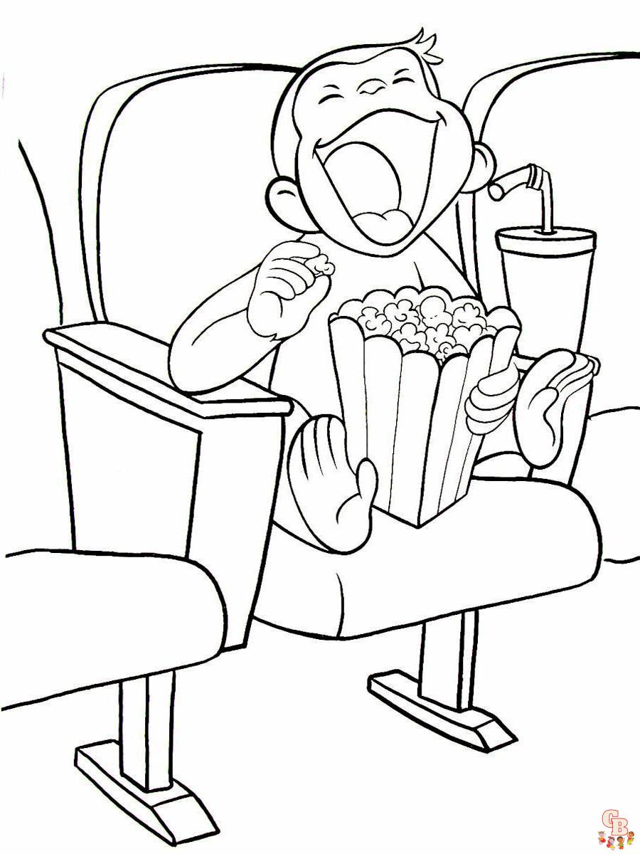 Curious George Coloring Pages 29