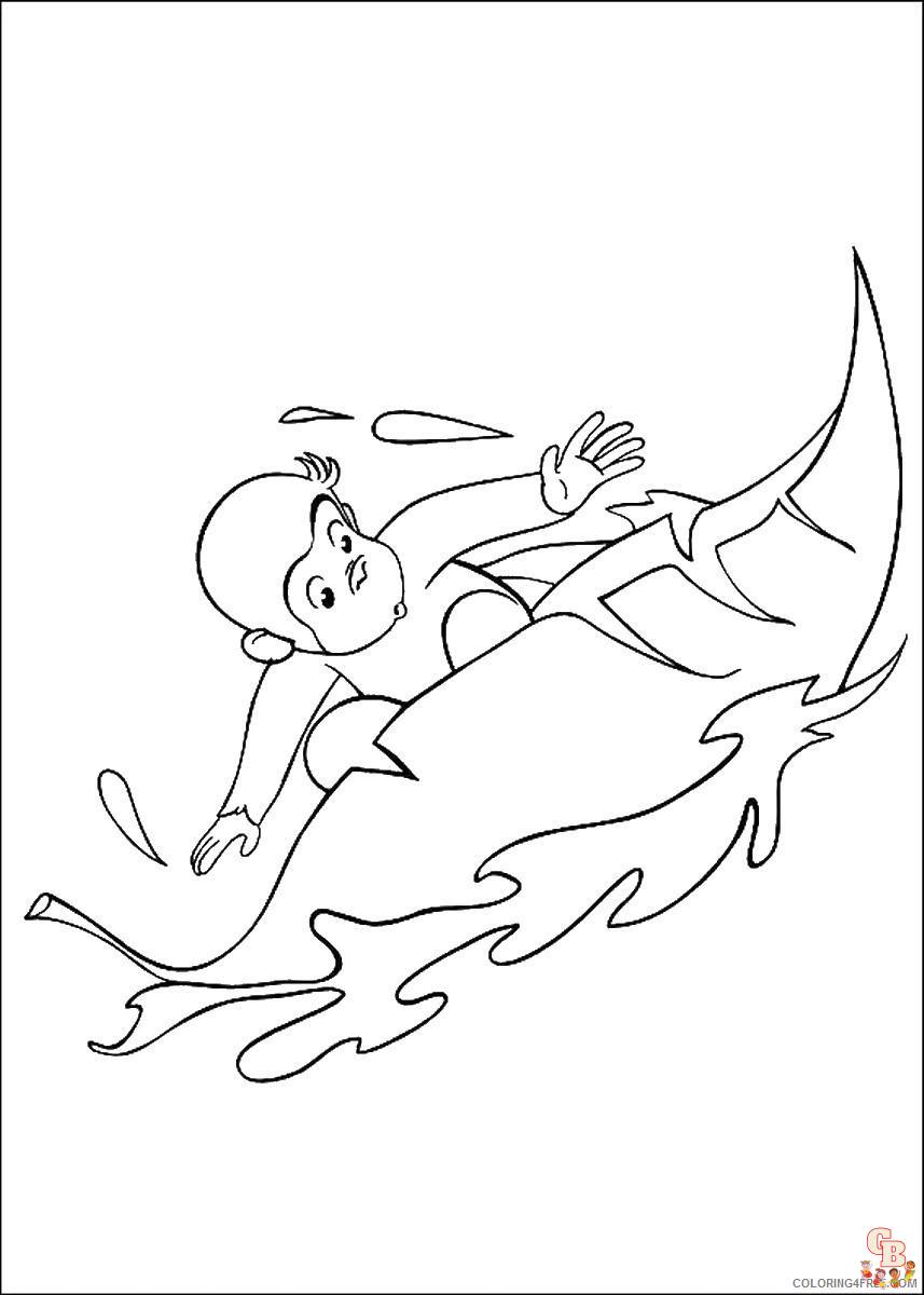 Curious George Coloring Pages 33