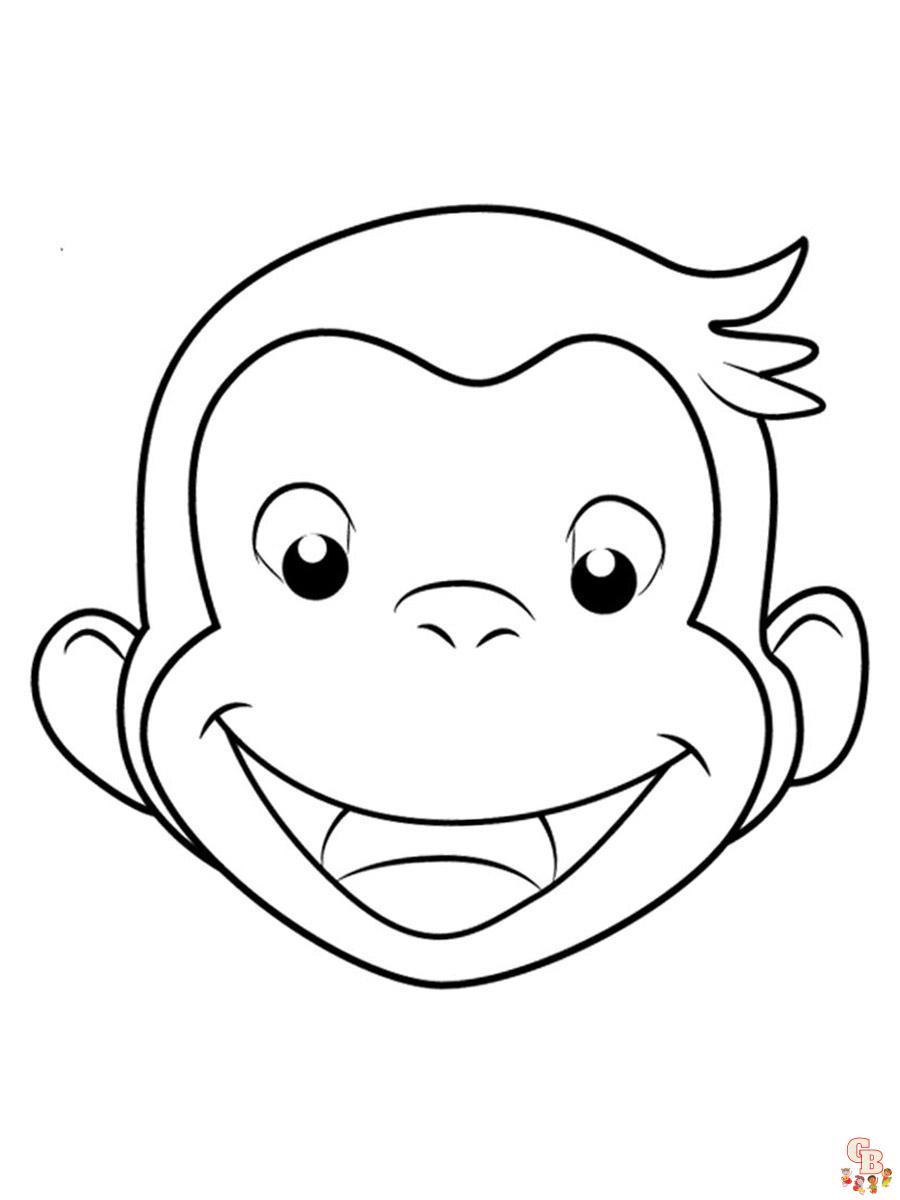 Curious George Coloring Pages 38