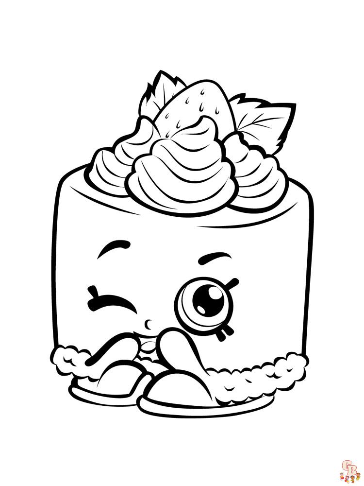 Cute Food Coloring Pages 12