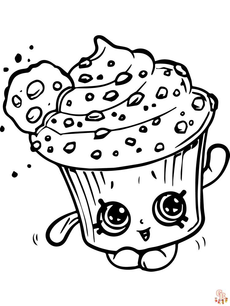 Cute Food Coloring Pages 14