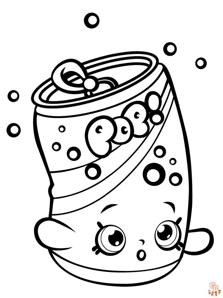 Cute Food Coloring Pages 15