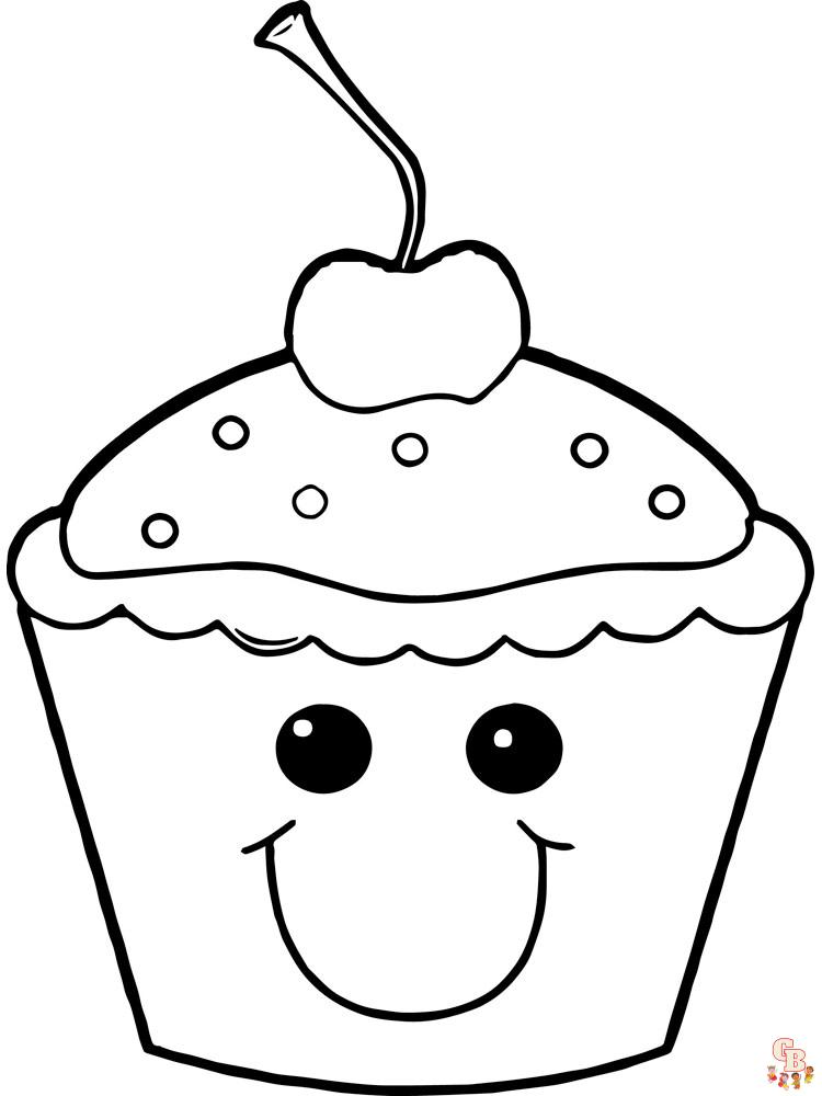 Cute Food Coloring Pages 16