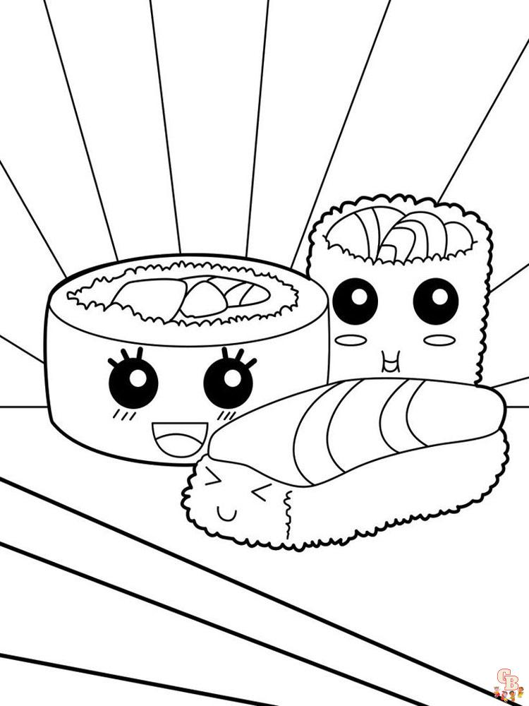 Cute Food Coloring Pages 19