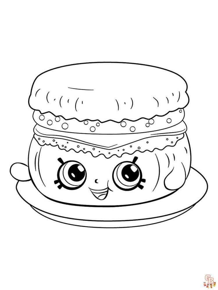 Cute Food Coloring Pages 2