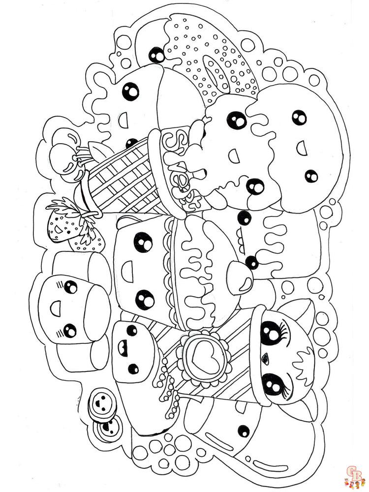 Cute Food Coloring Pages 20