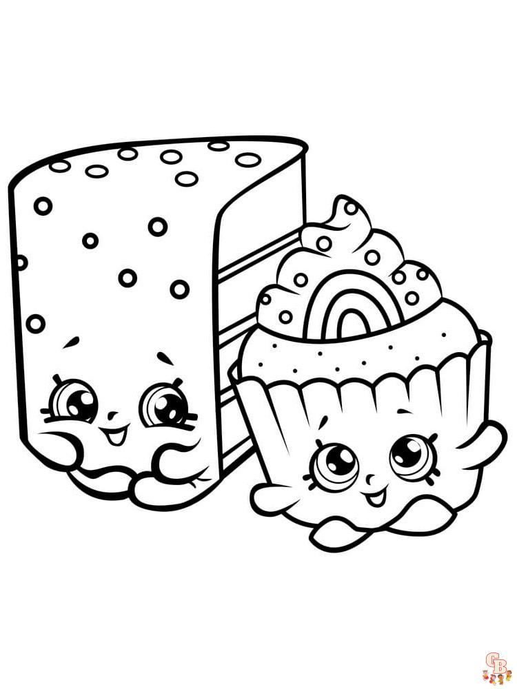 Cute Food Coloring Pages 23