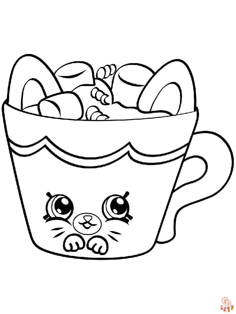 Cute Food Coloring Pages 24