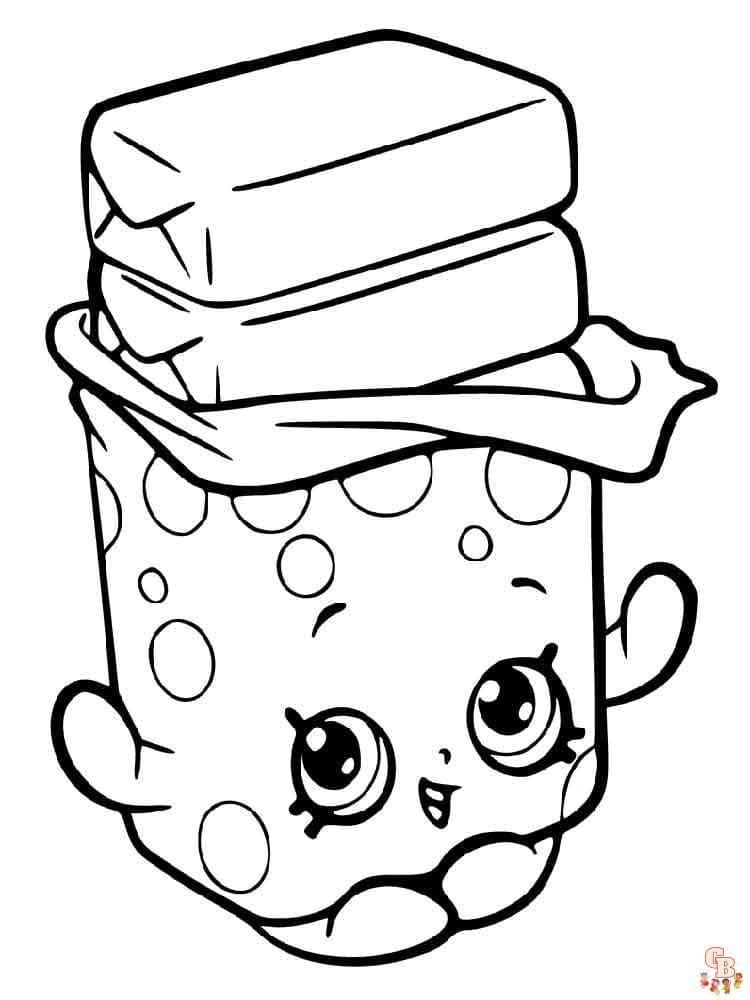 Cute Food Coloring Pages 25