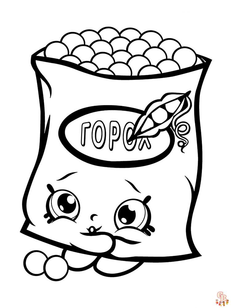 Cute Food Coloring Pages 26