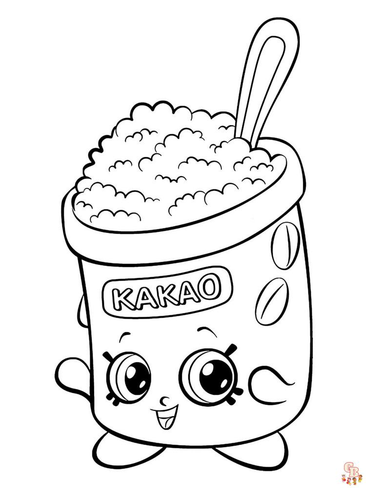 Cute Food Coloring Pages 27