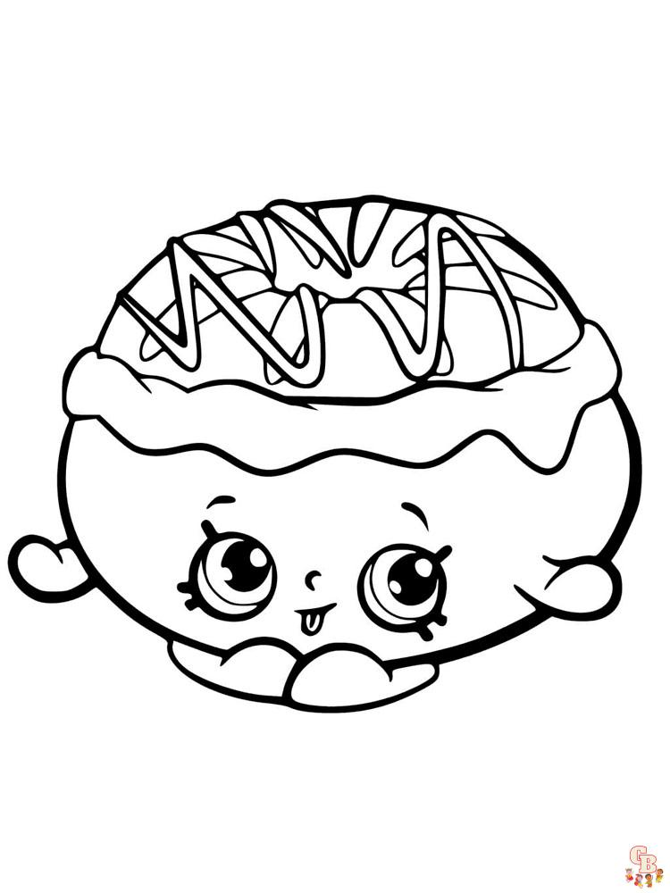 Cute Food Coloring Pages 28